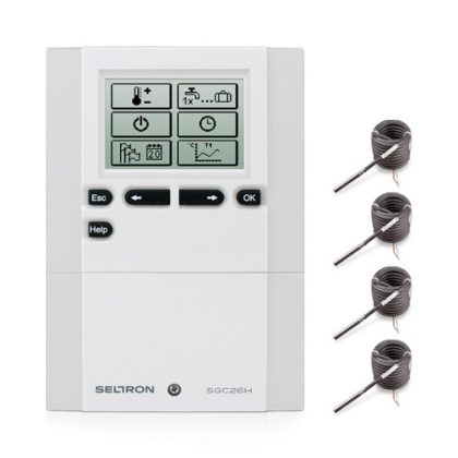 Diferenčni regulator SELTRON SGC26H, s tipali (4xTF/Pt)