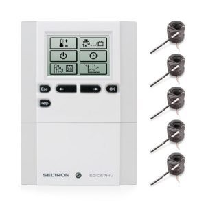 Diferenčni regulator SELTRON SGC67HV, s tipali (5xTF/Pt)