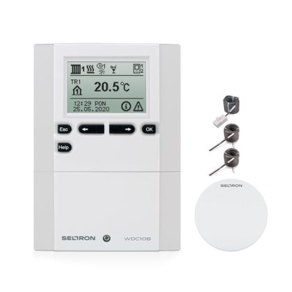 Vremensko vodeni regulator SELTRON WDC10B, s tipali (2xTF/Pt, 1xVF/Pt, 1xAFD/Pt)