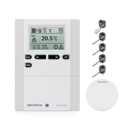 Vremensko vodeni regulator SELTRON WDC20, s tipali (4xTF/Pt, 1xVF/Pt, 1xAFD/Pt)