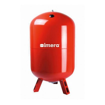 Raztezna posoda za ogrevanje IMERA RV150, DN25, rdeča, samostoječa, EPDM