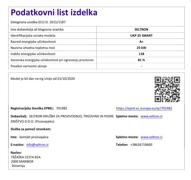Uplinjevalni kotel na polena SELTRON UKP 25 SMART, 20-25kW, z lambda sondo - slika 3