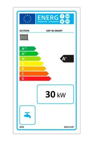 Uplinjevalni kotel na polena SELTRON UKP 30 SMART, 25-30kW, z lambda sondo - slika 2